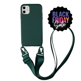 Cased Crossbody Phone Case Green