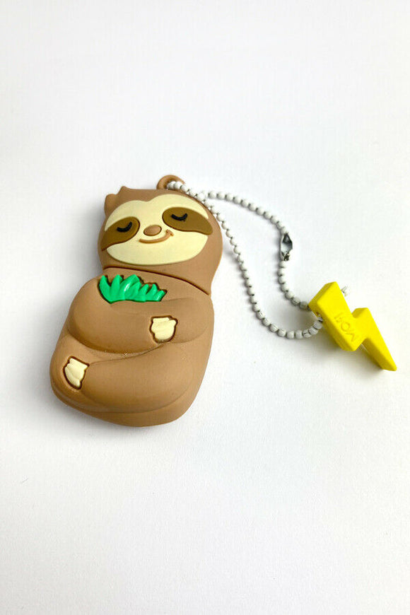 MojiPower USB Flash Drive - Sleepy Sloth